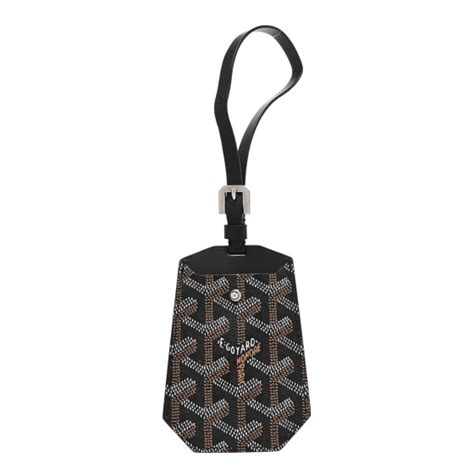 goyard luggage tag